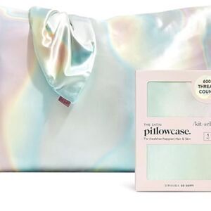 Kitsch Satin Pillowcases, Standard Size (color Aura) NWT Box has minimal damage